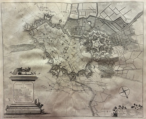Van Loon Herman Plan de la Ville et Citadelle de Lille 1729 L'Aia